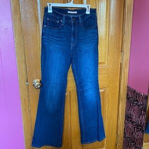 Levi's Deep Indigo Flare Jeans